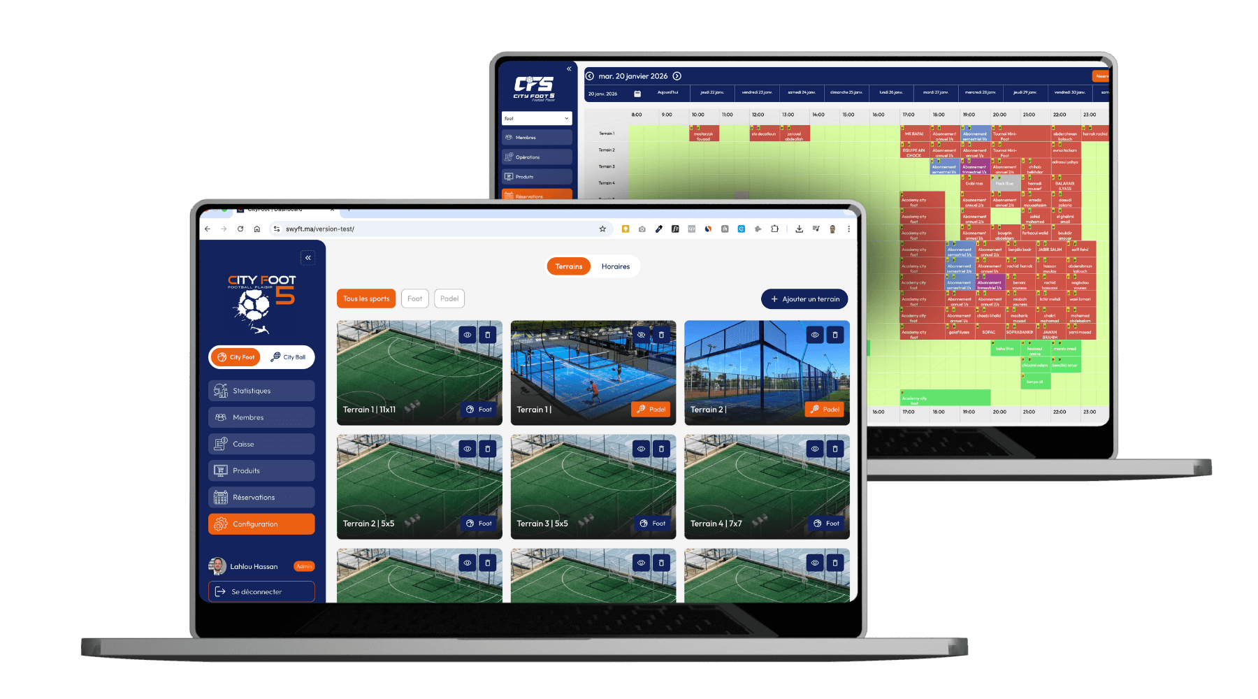 Preview of the Cityfoot site