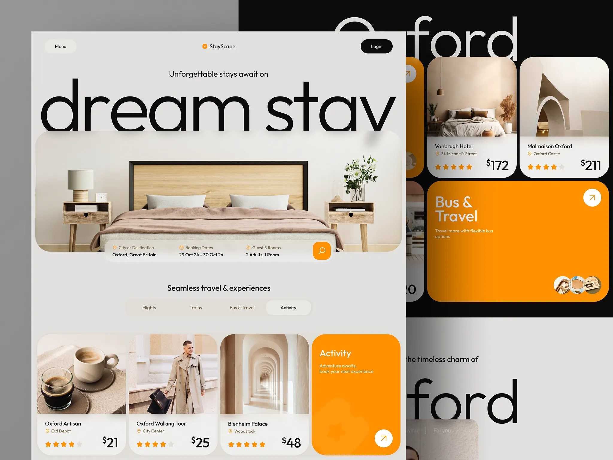 Landing page